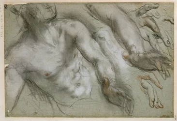 Study for the Figure of the Saint in the Painting "Martyrdom of Saint Vitalis"