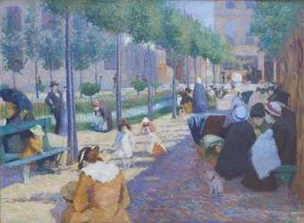 View of Antwerp Square in Paris