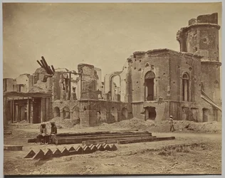 The Residency From the Front, Showing the Room in Which Sir Henry Lawrence was Killed