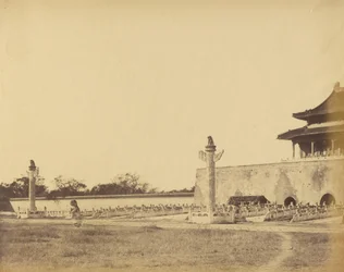 Entrance to the Winter Palace, Peking, October 1860