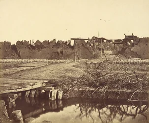 Exterior of the North Fort, Showing the English Entrance