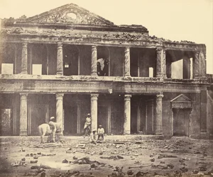 Interior of Secundra Bagh after the Massacre