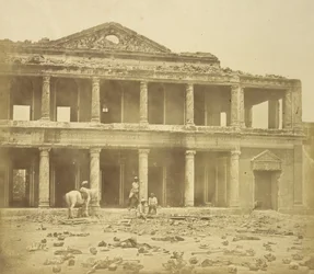 Interior of the Secundrabagh After the Slaughter of 2,000 Rebels by the 93rd Highlanders and the 4th