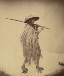 Japanese in Mackintosh, c.1865