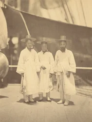 Korean Officials on an Interview onboard the Colorado