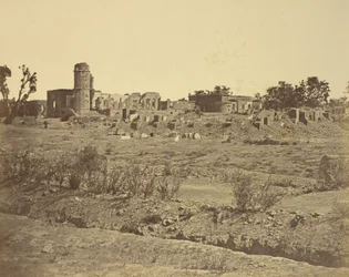 Ruins of the Residency on the Opposite Side of the Bailee Guard Gate