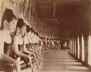 The Forty-nine Gautamas in the Sagaing Temple