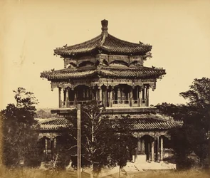 The Great Imperial Palace (Yuan Ming Yuan) Before the Burning, Peking, October 18, 1860