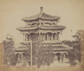 The Great Imperial Palace Yuen Min Yuen, Pekin, Before the Burning, October 18, 1860