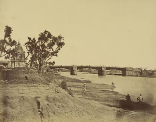 The Iron Bridge Leading from the Residency to Cantonements
