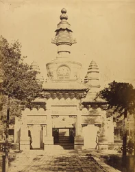 Thibetan Monument in the Lama Temple Near Pekin, August 1860