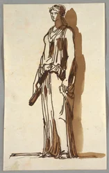 Antique Female Statue