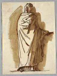 Antique Statue of a Priestess