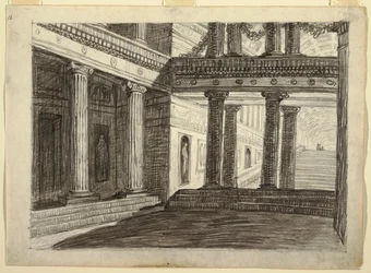 Atrium and Staircase in Classical Style