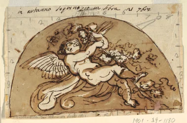 Autumn, Lunette for Ceiling of the Sala Ottagonale, Palazzo Milzetti, Faenza