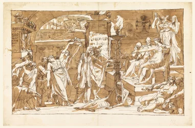 Hades; Persephone in the Underworld (Offering to Proserpine), ca. 1820