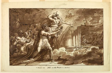 Iris Encourages Priam to Beg the Body of Hector from Achilles, 1810-20
