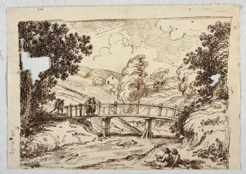 Landscape with Bridge, late 18th–early 19th century