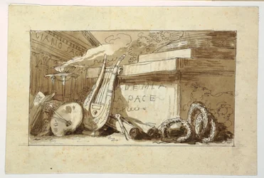 Monument for an Accademia della Pace, 1810-20