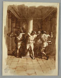 Sketchbook Page: Flagellation of Christ, 1810–15