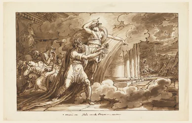 Iris Encourages Priam to Beg the Body of Hector from Achilles