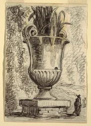 Monumental Vase in a Park