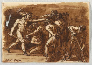 The Battle of Ostia, After Giulio Romano