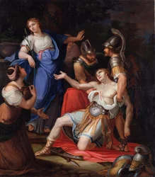 Paris Mortally Wounded by an Arrow of Philoctetes