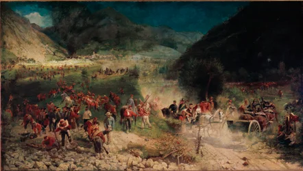 Third Italian Independence War: the Battle of Bezzecca on 21/07/1866