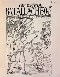 The conquest of Cuzco by the Spanish conquistadors in 1533