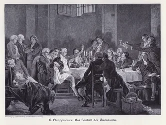 The Banquet of the Girondins (engraving)