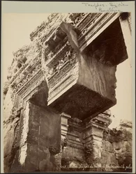 Baalbek, the Gate of the Temple of Jupiter before the Pillar