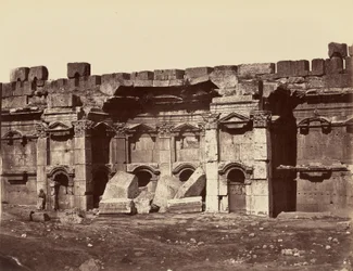 Square Chambers on the Right in the Rectangular Courtyard - Baalbek