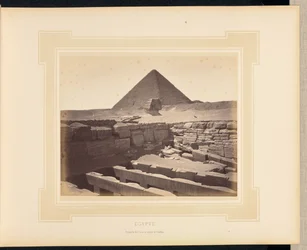 Egypt: Pyramid of Cheops and Temple of Chaffra