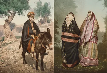 Syrian Muslim Women in Beirut, City Costume