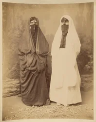 [Portrait of Two Women in Middle Eastern Dress]