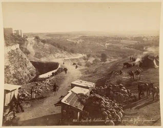 Road to Bethlehem, taken from the Jaffa Gate, Jerusalem