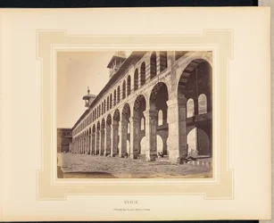 Syria: Colonnade in the Great Mosque in Damascus