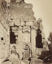The Propylaea of the Temple of Jupiter or the Temple of the Sun, in the Archaeological Zone of Heliopolis or Baalbek, Ancient Syrian City, Now Lebanon