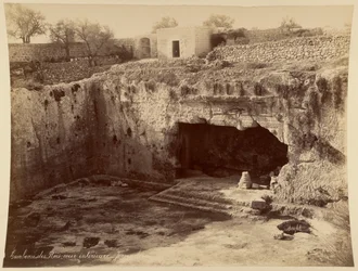Tomb of the Kings, inner courtyard, Jerusalem