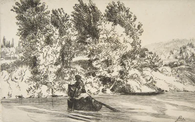 Fisherman with a net