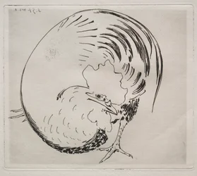 The High-Fired Service: Rooster, c. 1860