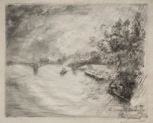 View of the Bridge of Saint-Pères