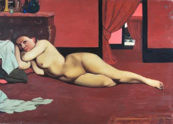 Nude in the Red Salon