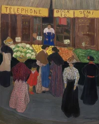 At the Market (Au marché). c. 1895