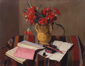 Carnations and Account Books