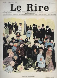 Cover of the newspaper “Le Rire”, No. 4, 1 December 1894: Bleus d