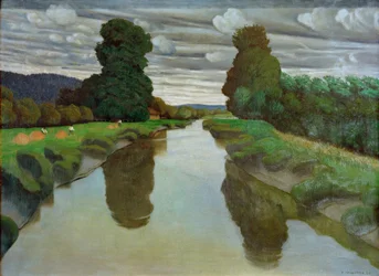 The Risle near Berville