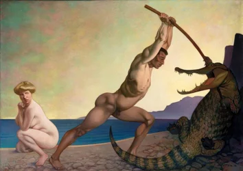 Perseus Killing the Dragon