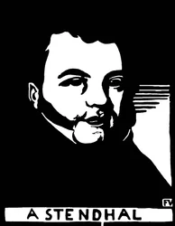 Portrait of Henri Beyle Stendhal